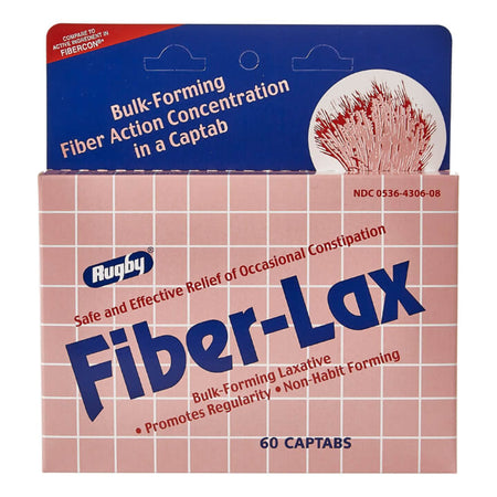 Major Pharmaceuticals 536430608 Fiber-Lax Calcium Polycarbophil Laxative