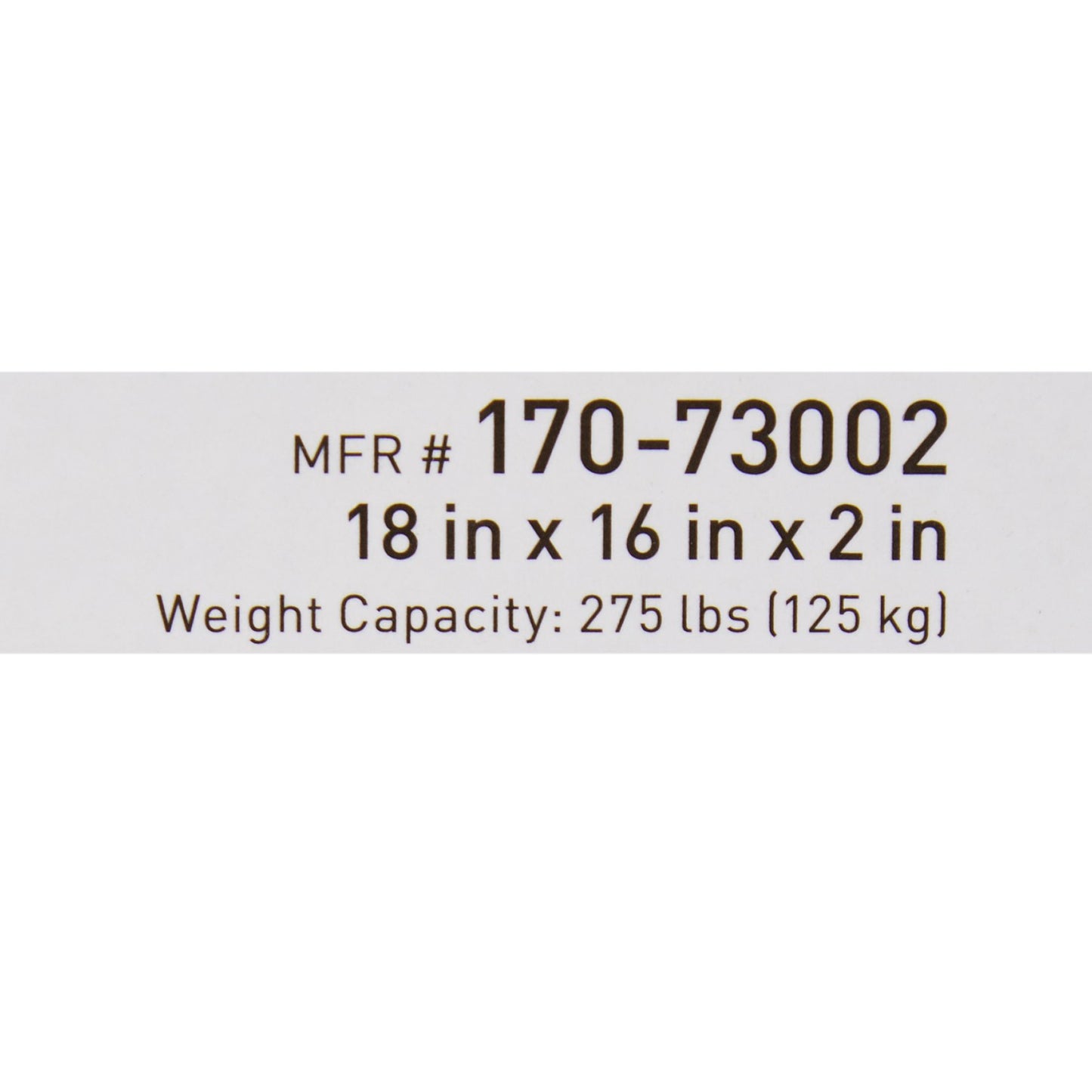 McKesson Gel Protekt Seat Cushion, 18 x 16 x 2 Inch