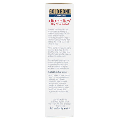 Foot Moisturizer Gold Bond® Ultimate Diabetics' 3.4 oz. Tube Unscented Cream