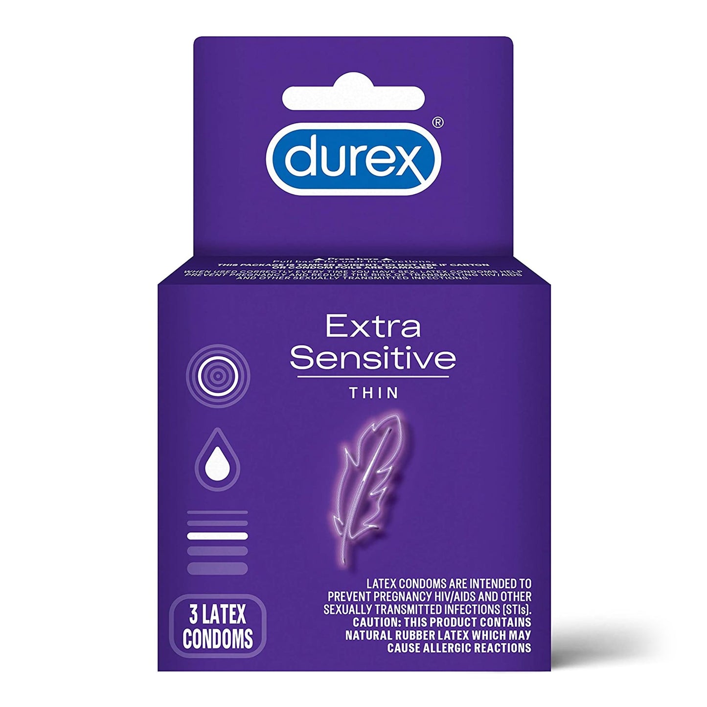 Durex Extra Sensitive Ultra Thin Lubricated Latex Condoms