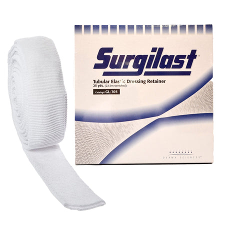 Gentell GL705 Surgilast Elastic Net Retainer Dressing, Size 5, 25 Yard