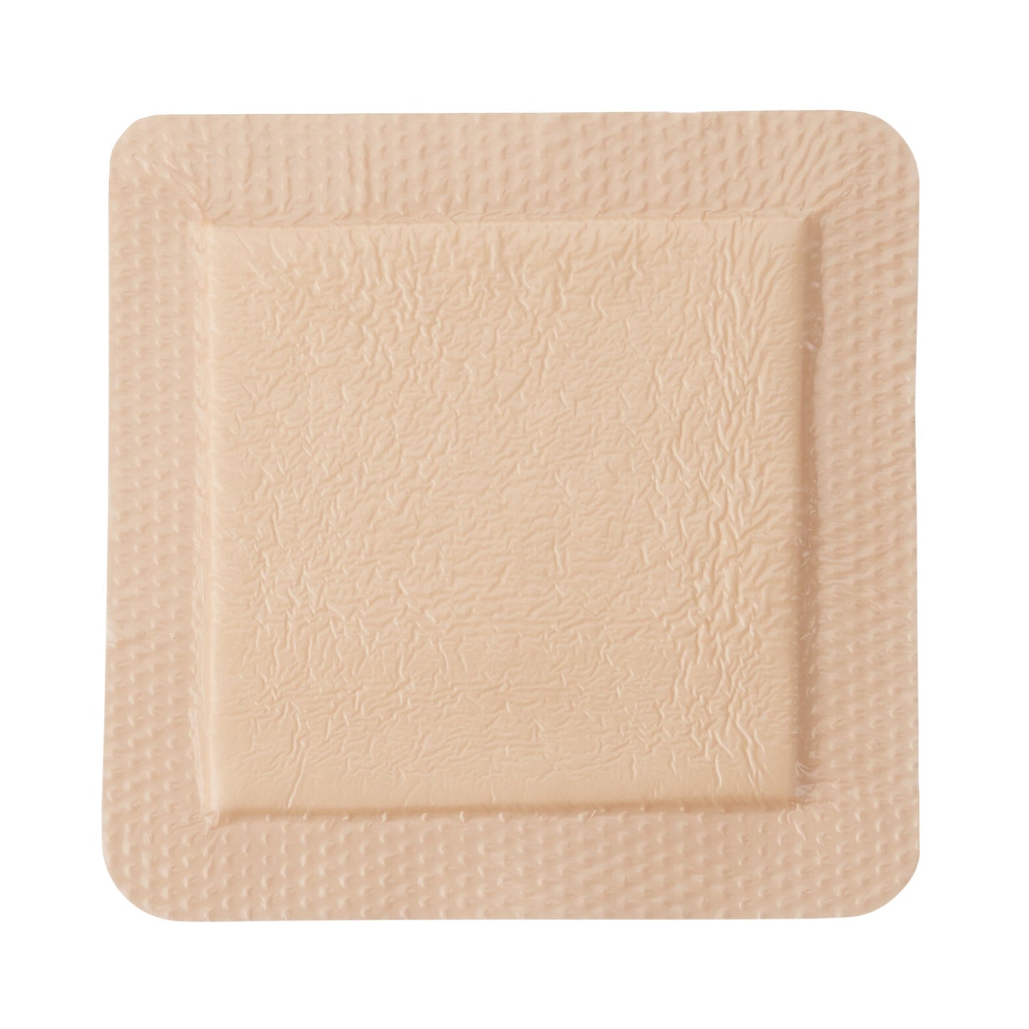 McKesson Silicone Adhesive with Border Silicone Foam Dressing, 6 x 6 Inch