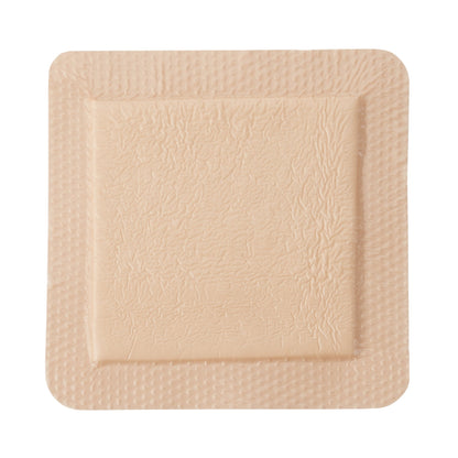 McKesson Silicone Adhesive with Border Silicone Foam Dressing, 6 x 6 Inch