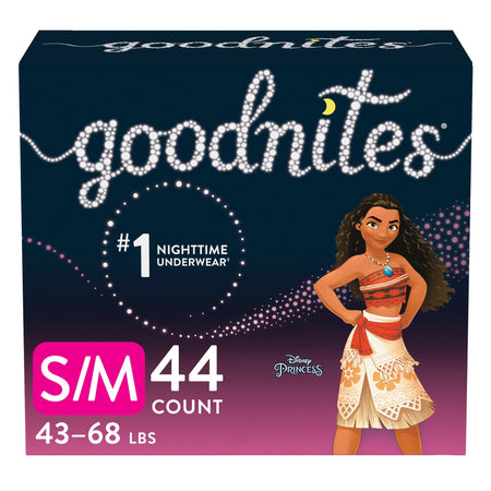 Kimberly-Clark 1074571 GoodNites Absorbent Underwear for Girls, Small / Medium