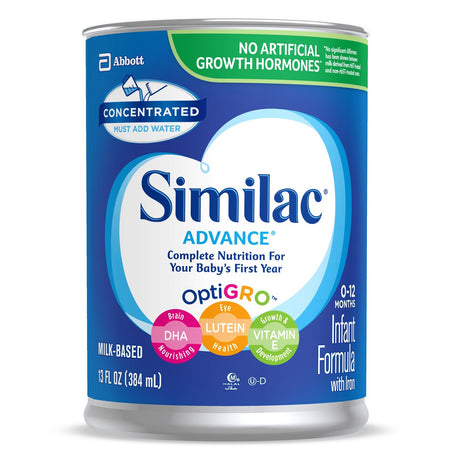 Abbott Nutrition 746698 Similac Advance Liquid Concentrate Infant Formula, 13-ounce can