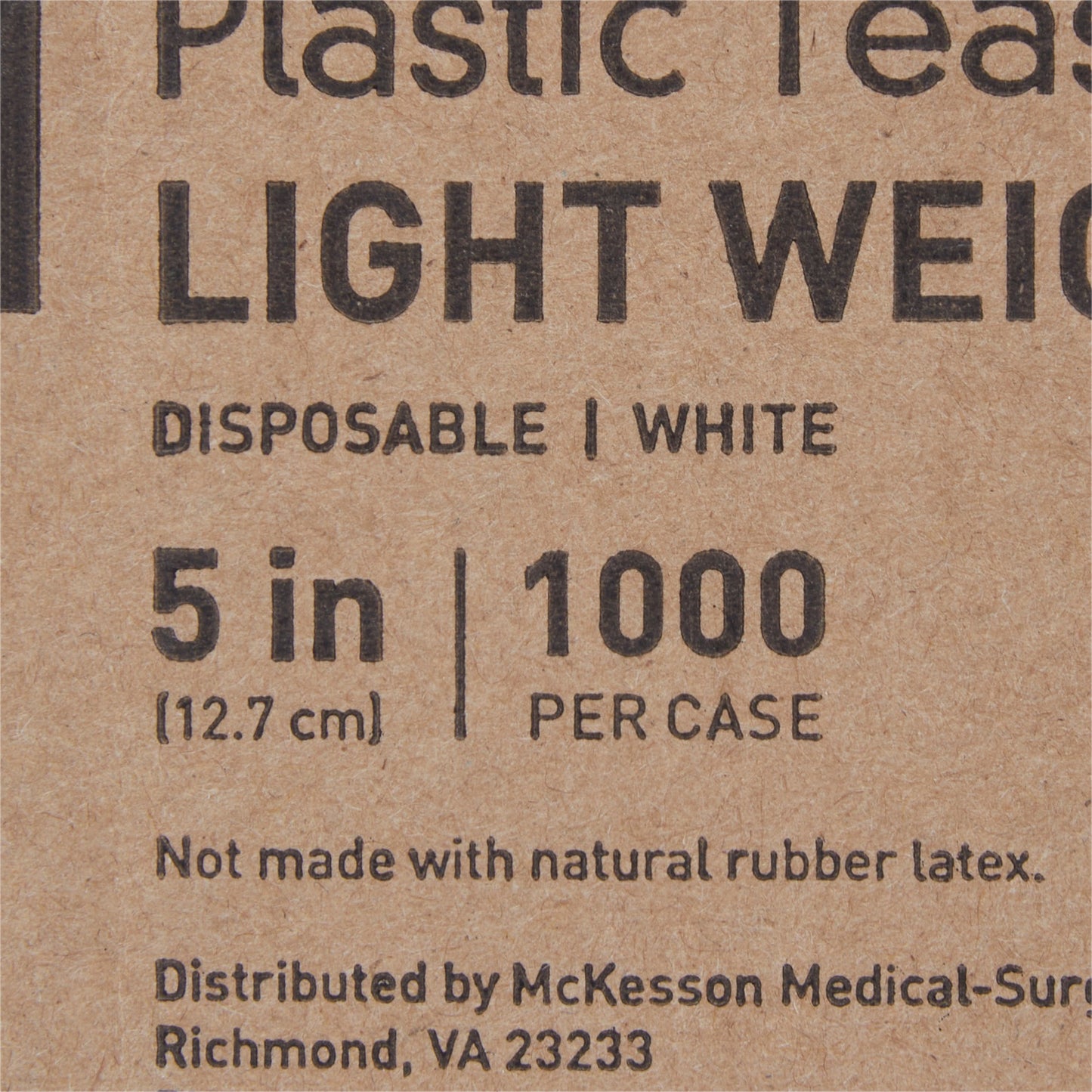 McKesson White Polypropylene Spoon