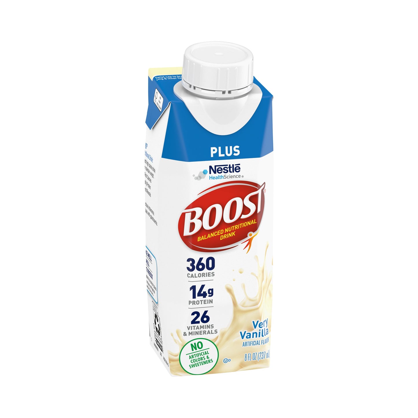 Boost Plus® Vanilla Balanced Nutritional Drink, 8-ounce carton