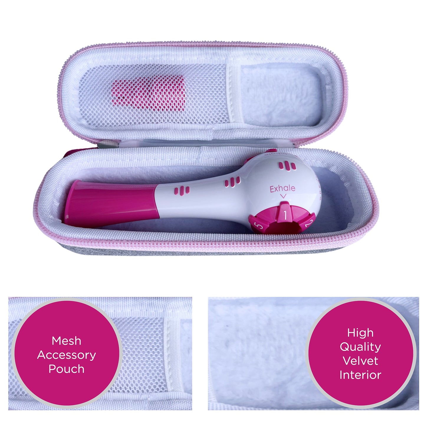 The Breather® Travel Case, Pink