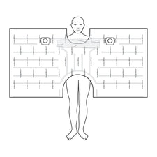 Forced Air Warming Blanket Snuggle Warm® 40 X 80 Inch Fabric