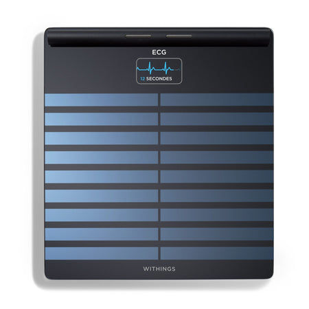 Withings Inc WBS08-BLACK-ALL-INTER Body Scan Wifi Smart Scale, Black