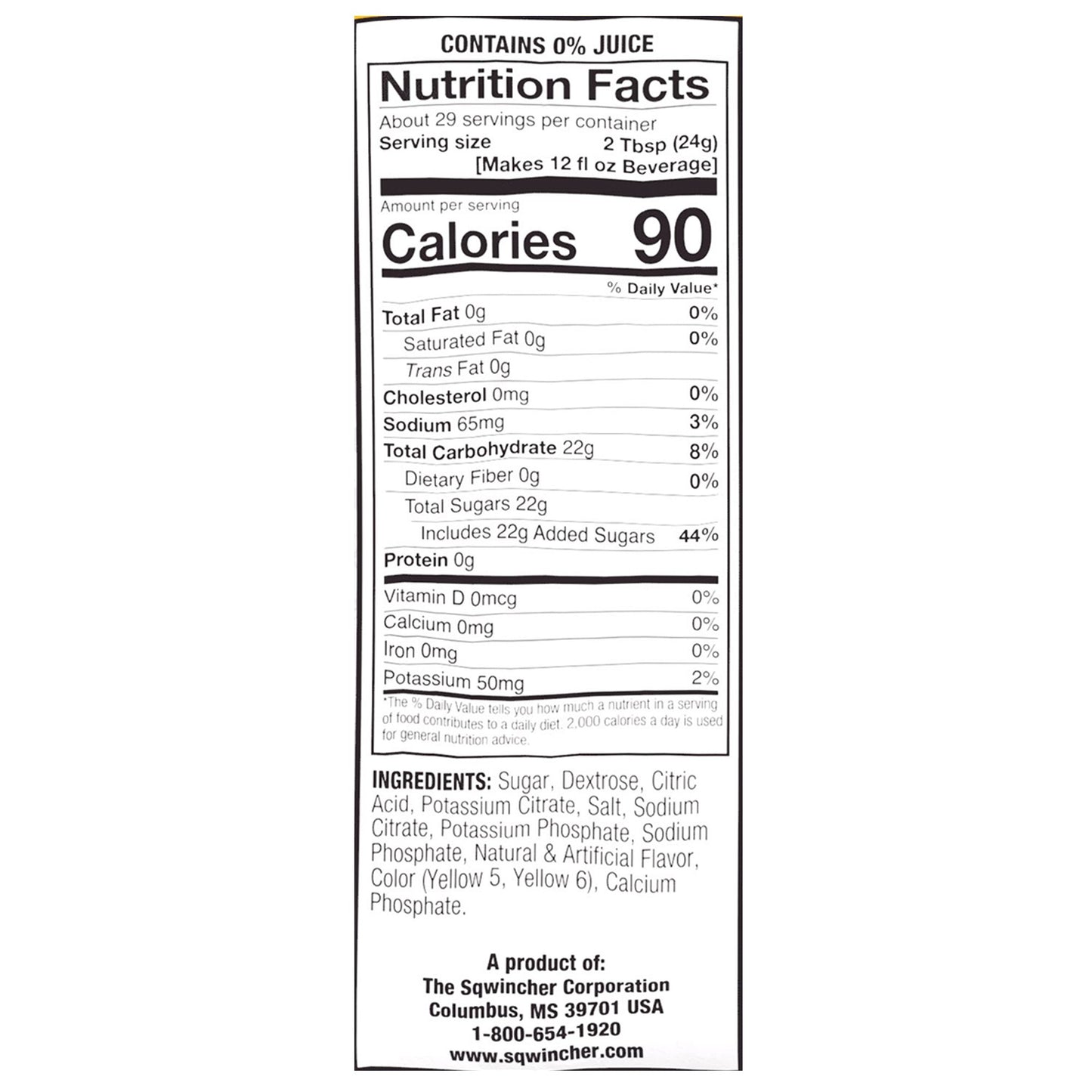 Sqwincher® Powder Pack® Orange Electrolyte Replenishment Drink Mix
