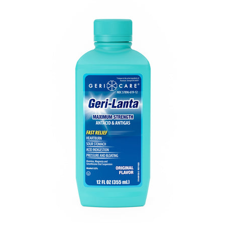Geri-Care XMYL-12-GCP Maximum Strength Antacid Oral Suspension, 12-ounce bottle