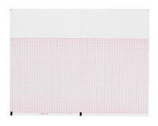 Recording Chart Paper Burdick™ Z-Fold Orange Grid
