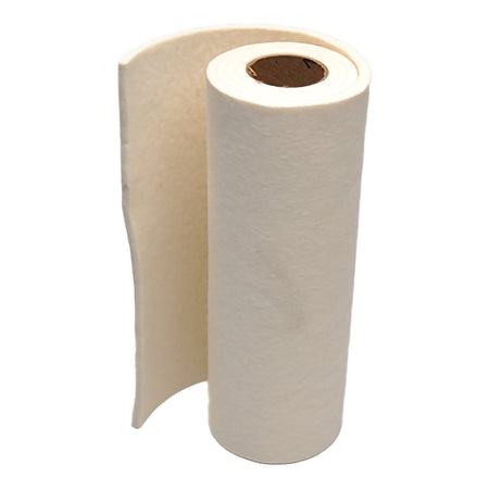 McKesson 900637 White Wool / Rayon Nonadhesive Orthopedic Felt, 12 Inch x 4 Foot
