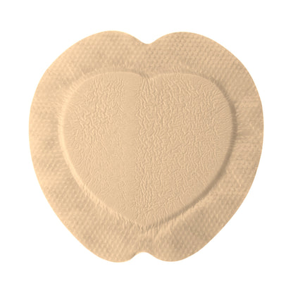 McKesson Silicone Adhesive with Border Silicone Foam Dressing, 7 x 7 Inch Sacral