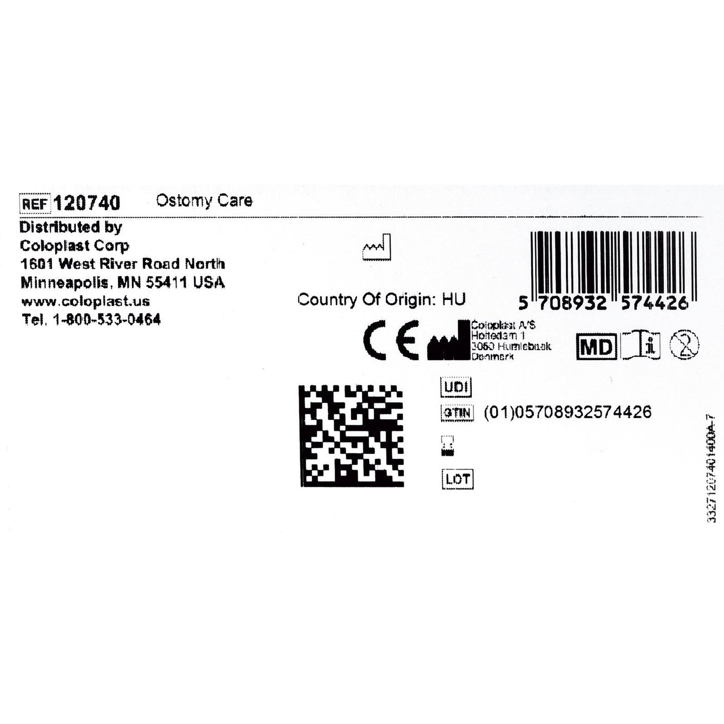 Coloplast 120740 Ostomy Elastic Barrier Strip Brava® Straight
