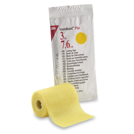 Solventum 82003Y 3M Scotchcast Plus Yellow Cast Tape, 3 Inch x 4 Yard