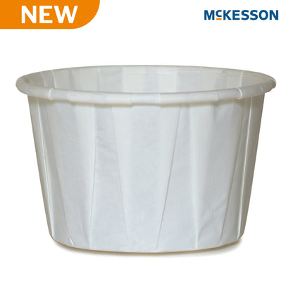 Souffle Cup McKesson 3.5 oz. White Paper Disposable