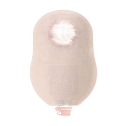 New Image™ 18422 Two-Piece Ultra-Clear Urostomy Pouch, 44 mm Flange, Green Match