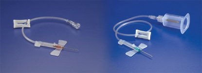 ICU Medical 982112 Saf-T Wing Blood Collection Set, 21 Gauge, ¾-inch needle length