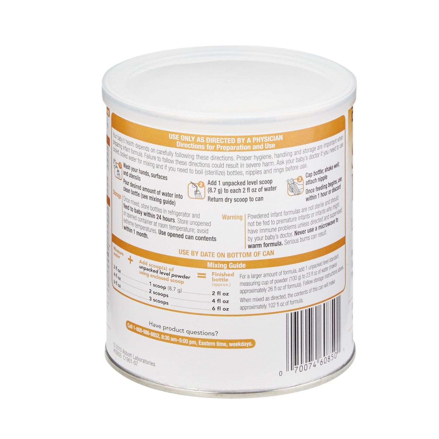 Similac® PM 60 / 40 Low Iron Powder Infant Formula, 14.1-ounce can