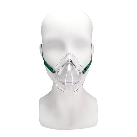 Sun Med 8115-0-50 Oxygen Mask Salter Labs Elongated Style Adult One Size Fits Most Adjustable Head Strap