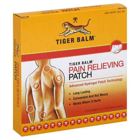 Prince of Peace Enterprises 3927832200 Tiger Balm Pain Relieving Hydrogel Patch