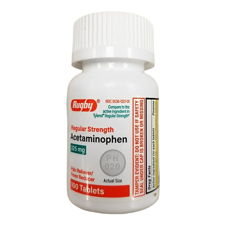 Major Pharmaceuticals 1192495 Pain Relief 325 mg Strength Acetaminophen Tablet 100 per Bottle