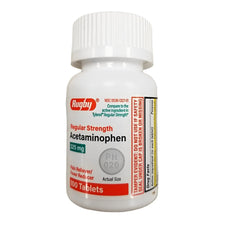 Pain Relief 325 mg Strength Acetaminophen Tablet 100 per Bottle
