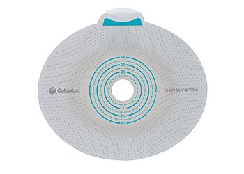 SenSura® Mio Flex Ostomy Barrier, 40 mm Stoma Opening, Red Color Match
