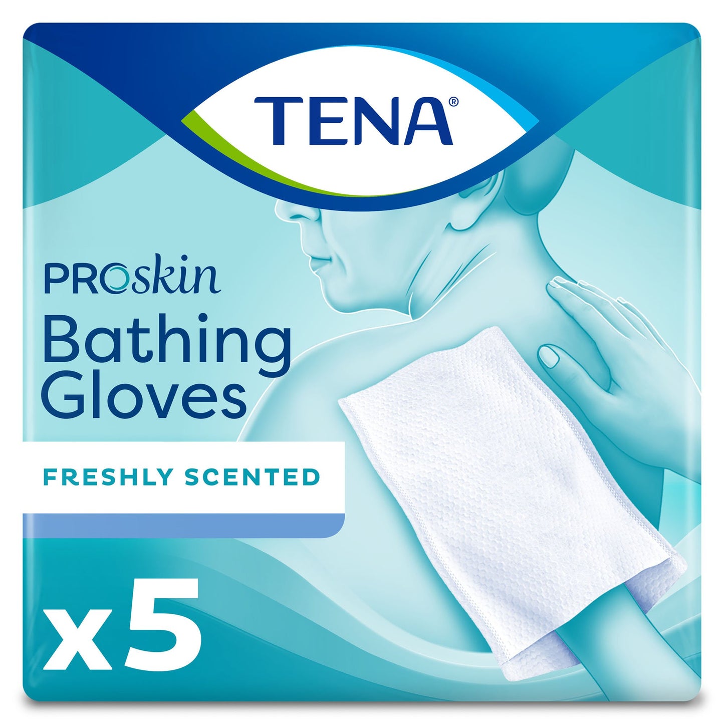 TENA® ProSkin™ Bathing Gloves, Freshly Scented