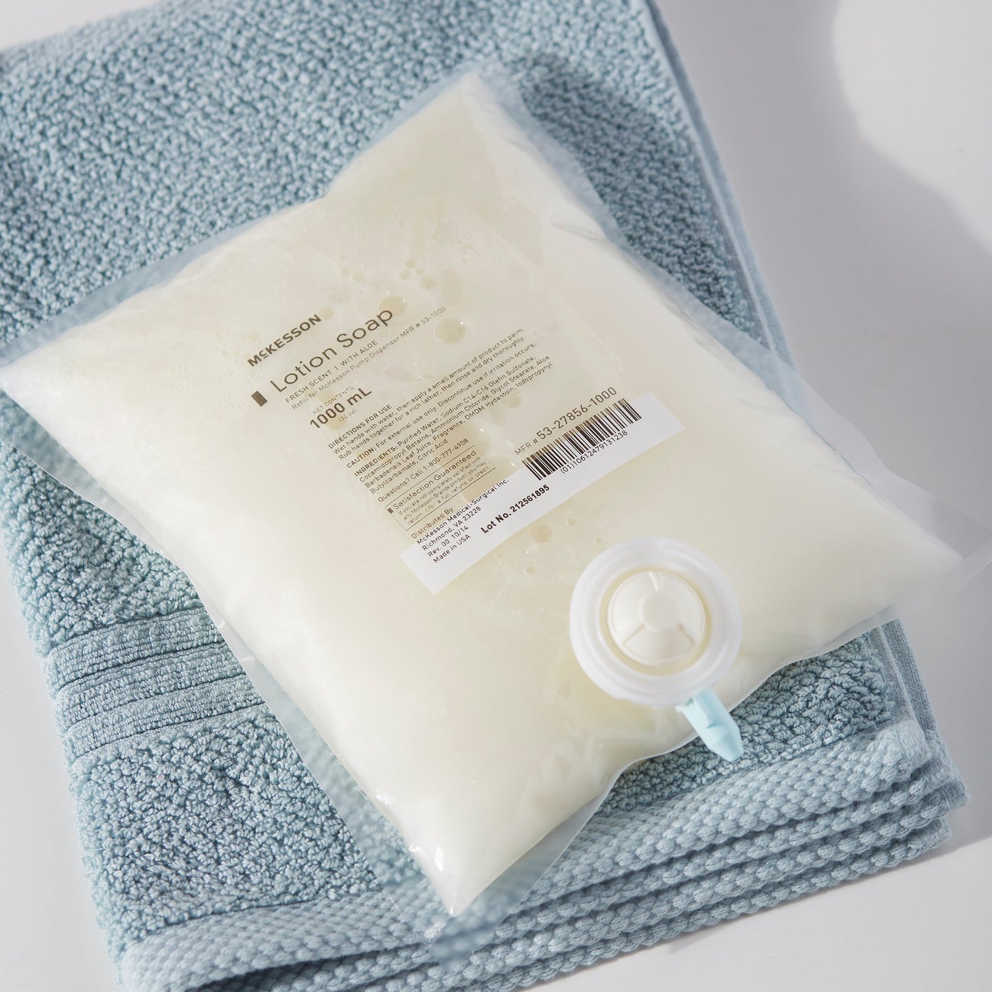 McKesson Lotion Soap, 1,000ml Refill Bag, Fresh Scent