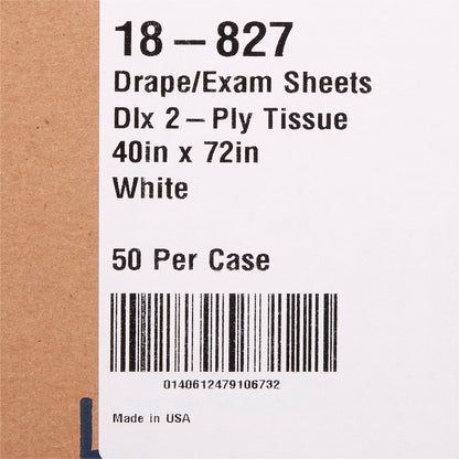 McKesson Nonsterile Physical Exam Drape, 40 x 72 Inch