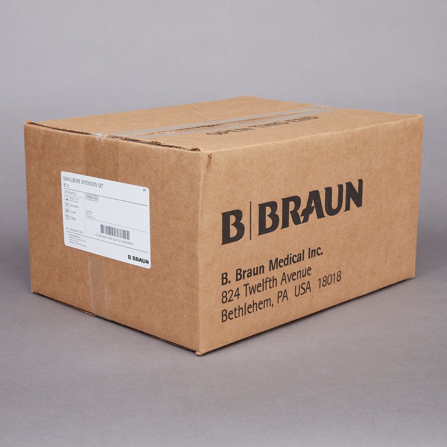 B. Braun Small Bore Extension Set, 8 Inch