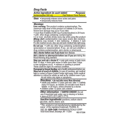 Health*Star Extra Strength Acetaminophen Tablets