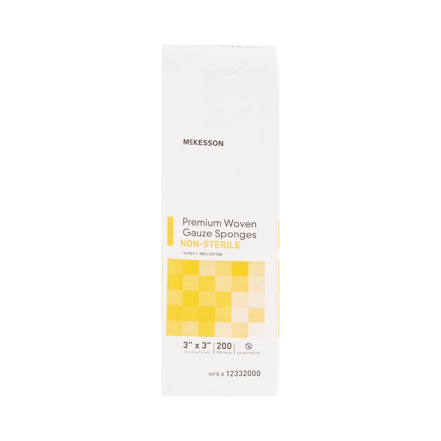 McKesson Gauze Sponge, 3 x 3 Inch, 12-Ply by McKesson Brand product image - view 2