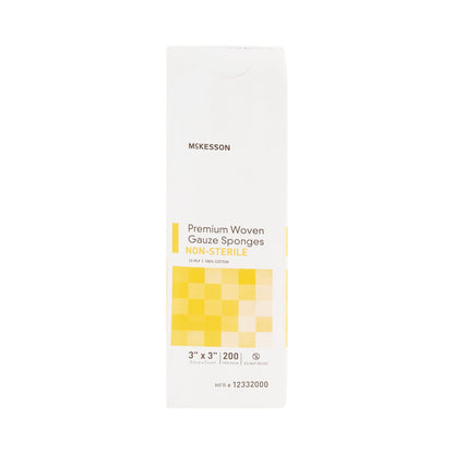 McKesson Gauze Sponge, 3 x 3 Inch, 12-Ply by McKesson Brand product image - view 2