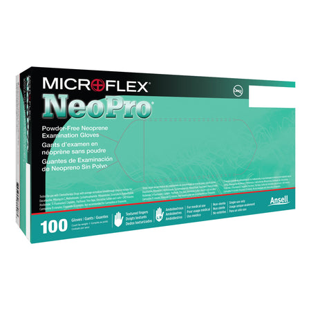 Microflex NPG-888-L NeoPro Polychloroprene Exam Glove, Large, Green