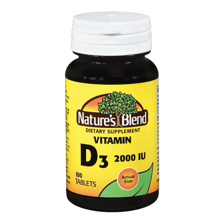 National Vitamin Company 54629041120 Nature's Blend Vitamin D-3 Supplement