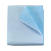 Tidi Everyday Drape Sheet, Flat Sheet, Blue, Tissue/Poly, Disposable, 100/Case 40x48 or 40x60 (980924 or 980926)