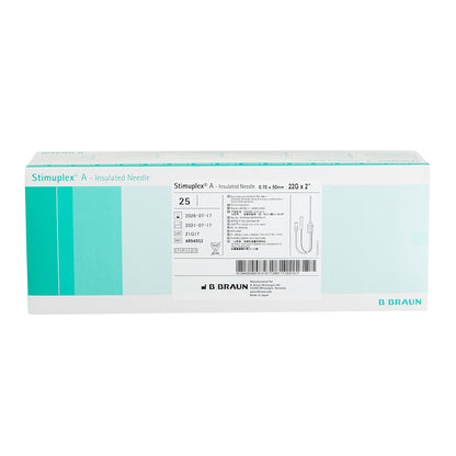 Stimuplex® A Peripheral Nerve Block Needle, 22 Gauge, 2 Inch Length