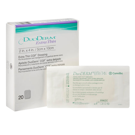 ConvaTec 187900 DuoDerm Extra Thin Hydrocolloid Dressing, 2 x 4 Inch