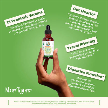 Probiotic Mary Ruth's® Organic Liquid Probiotic 2 oz. Liquid