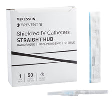 McKesson Prevent® R Shielded IV Catheter, 22 Guage