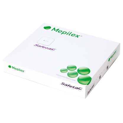 Mepilex® Silicone Adhesive without Border Silicone Foam Dressing, 8 x 8 Inch