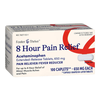 Foster & Thrive™ 8 Hour Pain Relief Acetaminophen 650 mg Caplets