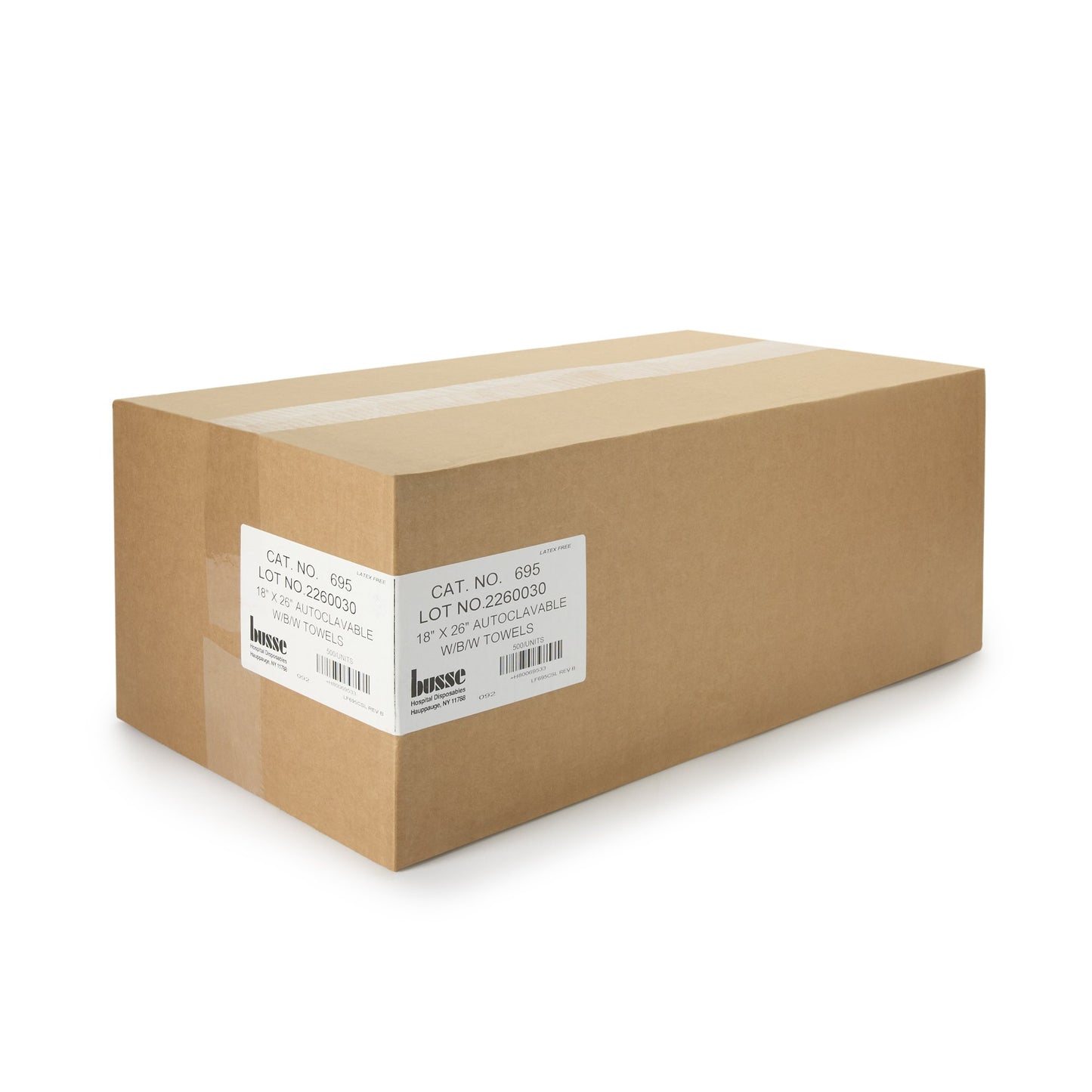 Busse Hospital Sterile Treatment Tray General Purpose Drape, 18 x 26 Inch