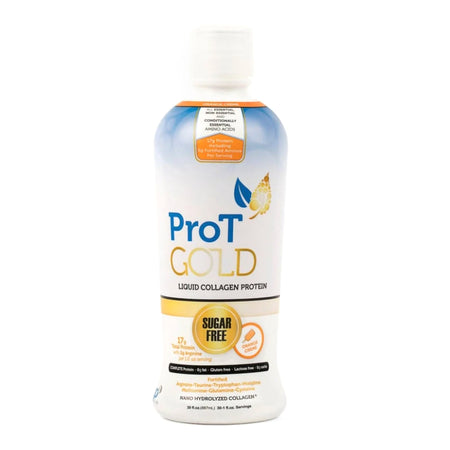 OP2 Labs Inc OPPTCPLPRGOC3001OZ Oral Supplement ProT Gold Orange Creme Flavor Liquid 30 oz. Bottle