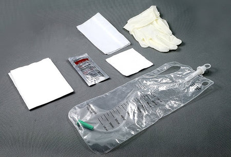 Amsino AS85014 AMSure R-Polished Intermittent Catheter Kit, 14 Fr
