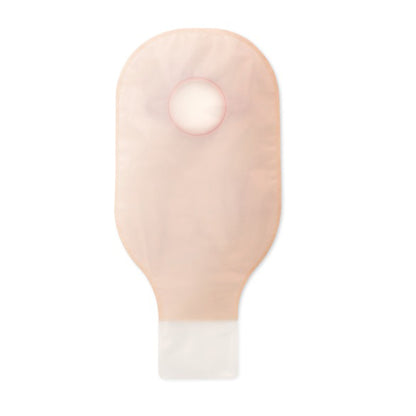 New Image™ 2-Piece Transparent Colostomy Pouch, Pre-cut to Fit 44mm, Green Match